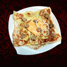 Prata Egg Onion Cheese Mushroom Prata Egg Onion Cheese Mushroom